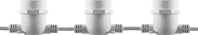 Гирлянда FERON "Белт-лайт" CL50-8, 230V 10 E27 Белый, шаг 50cm, IP65, 8м+3м шнур