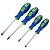 Набор отверток 4 шт. (2хSL; 2хPH), (блистер), CR-V, G-Tec, General