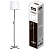 Торшер напольный UNIEL UML-T510 E27 BLACK-WHITE 60W. Черный-Белый