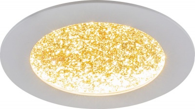Светильник светодиодный FERON AL9070 12W 4000K 480Lm белый с золотом, встраиваемый
