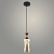 Подвес N5177/1HQ BK черный 1х40W Е27 d120 h800, QH22