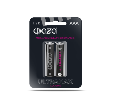 Батарейка ФАZA LR03UM-B2 Ultra Max BL-2 (2/20)
