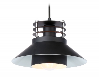 Светильник подвесной в стиле лофт Ambrella TR8172 BK черный E27 max 40W D203*940