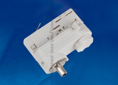 Адаптер для Трехфазного шинопровода UNIEL UBX-A61 WHITE 1 POLYBAG Белый (полиэт.пакет)