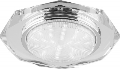 Светильник FERON 4020-2 прозрачный без лампы 11W 230V GX53 (для натяжных потолков)