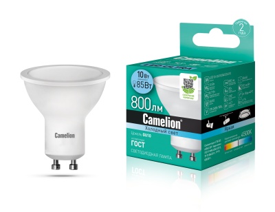 Лампа CAMELION LED10-GU10/845/GU10 220V 10W