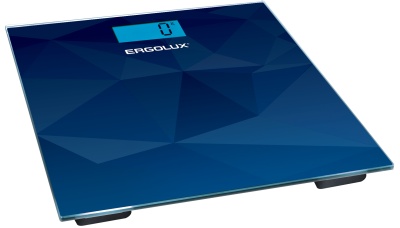Весы напольные ERGOLUX ELX-SB03-C45 абстракция синяя (до 180 кг, LED подсветка) (1/8)