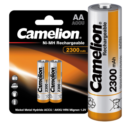 Аккум-р CAMELION AA-2300mAh Ni-Mh BL-2, 1.2B (24/384)