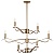 733263 Люстра RAGNO 6х40W E14 ЗОЛОТО